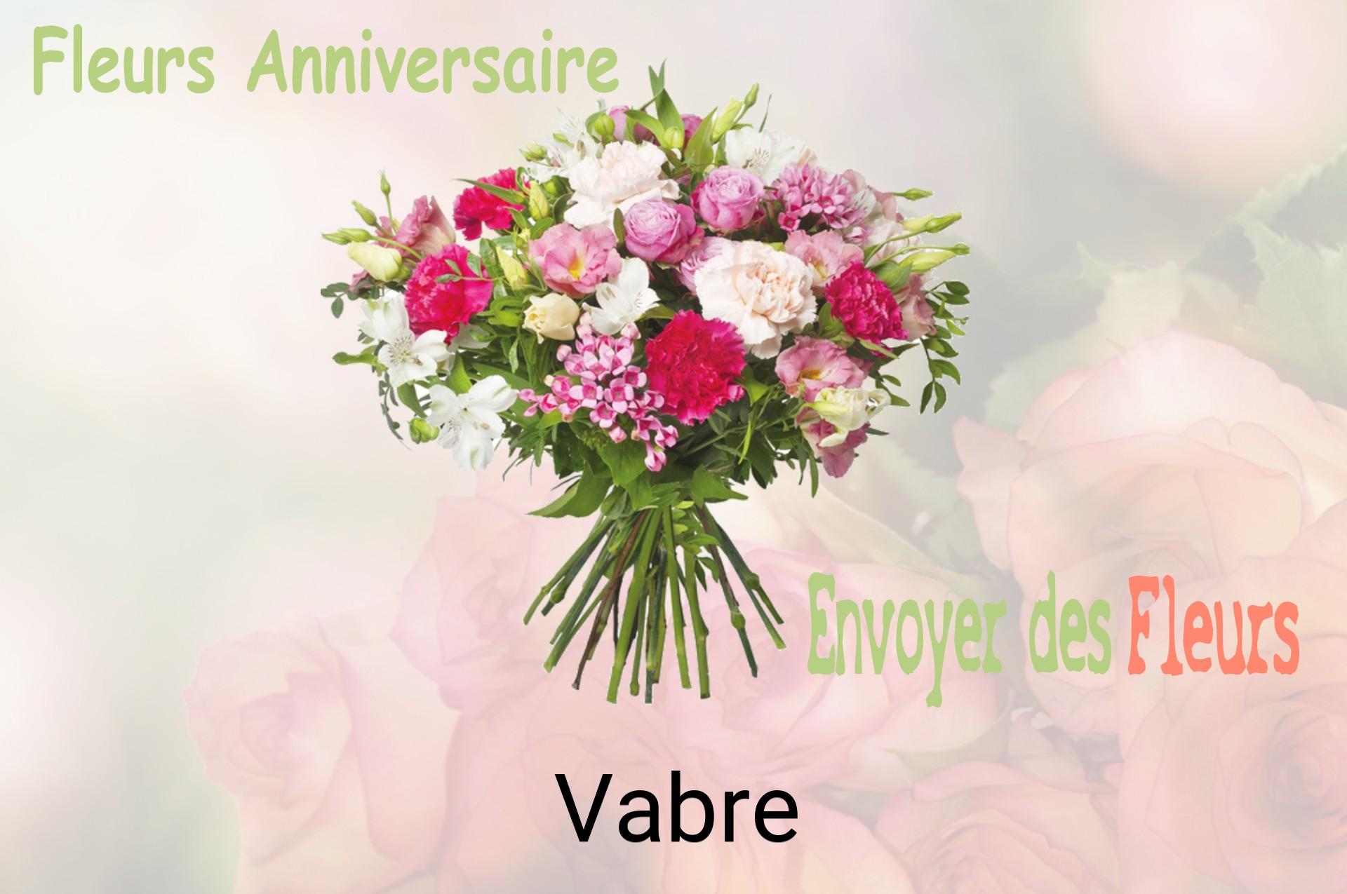 Bouquet de fleurs d’anniversaire livré à Vabre